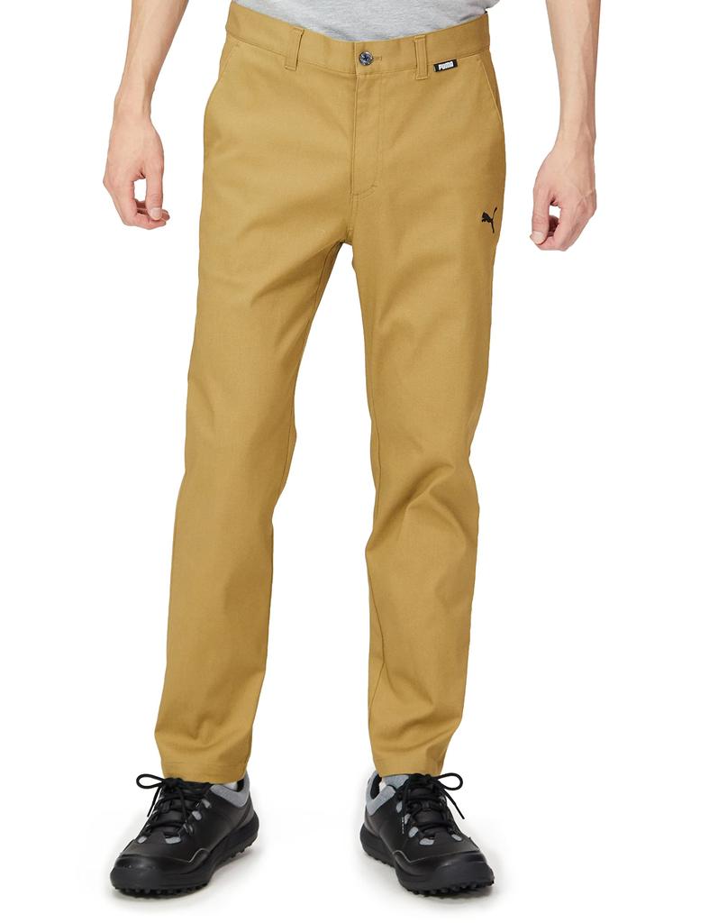 Pants Golf Zip Pants Relaxed Tapered Pants 539339 Antique Bronze S [PUMA] Men's