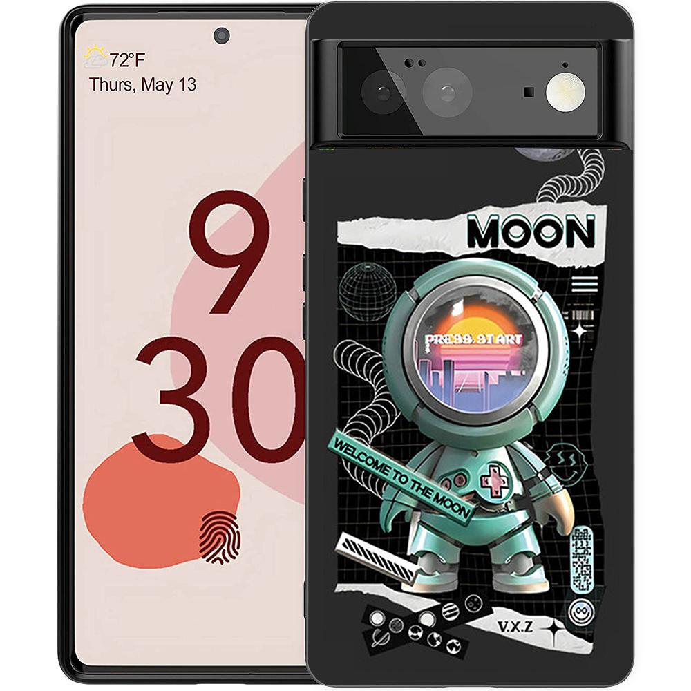 

Astronaut Phone Case Cover for Google Pixel 8 7 6 7A 6A Pro 5G Shockproof Silicone Soft 9 Pro XL 8 Pro 5G Shell TPU Bag Cases for Pixel 8 5g
