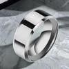 Men's Matte Titanium Steel Ring - Stylish Stainless Steel Design, Popular In Japanese, Korean, European, and American Fashion.