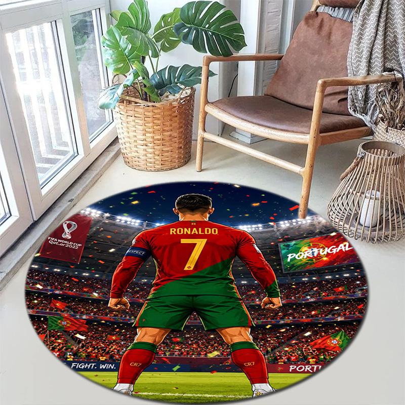 Cristiano Ronaldo Portugal Legend Carpet Printing Home Decor Dormitory Decoration Room Bathroom Mat