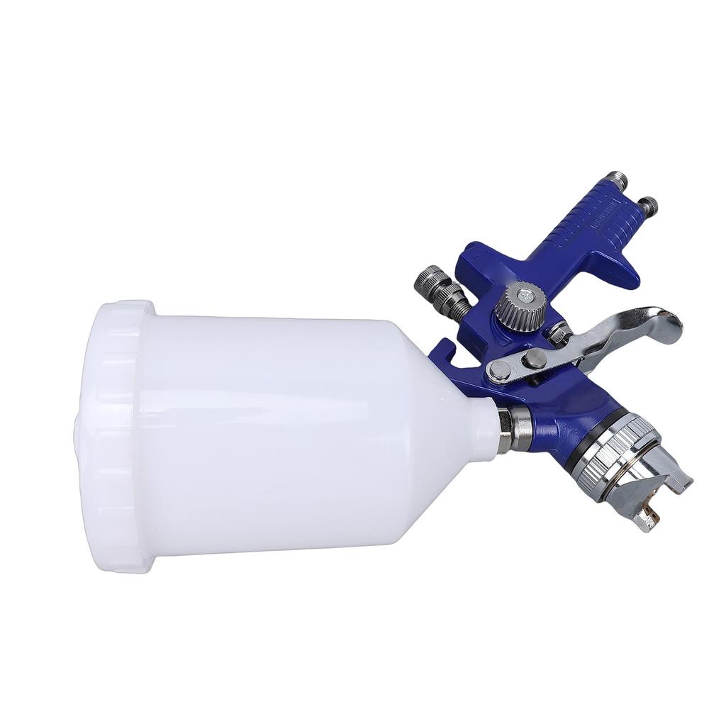 HVLP Spray 1.7mm Nozzle 600 Cup Gravity Feed Paint Sprayer for Auto Furniture Wall Painting