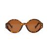Brille 95130 Runde Jelly Color Schildpatt Kleiner Rahmen Street Shot Einfarbige Sonnenbrille Damen Sonnenbrille Herren