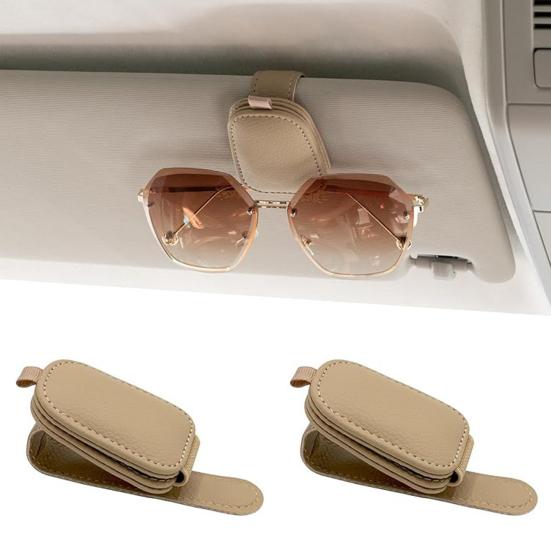 Universal Car Sun Visor Sunglasses Holder Plastic Clip for Eyeglasses Multi-Functional Storage Organizer for Card And Bill