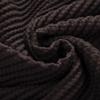 Women's V-Neck Solid Color Cable Knit Wool Blend Pullover Sweater