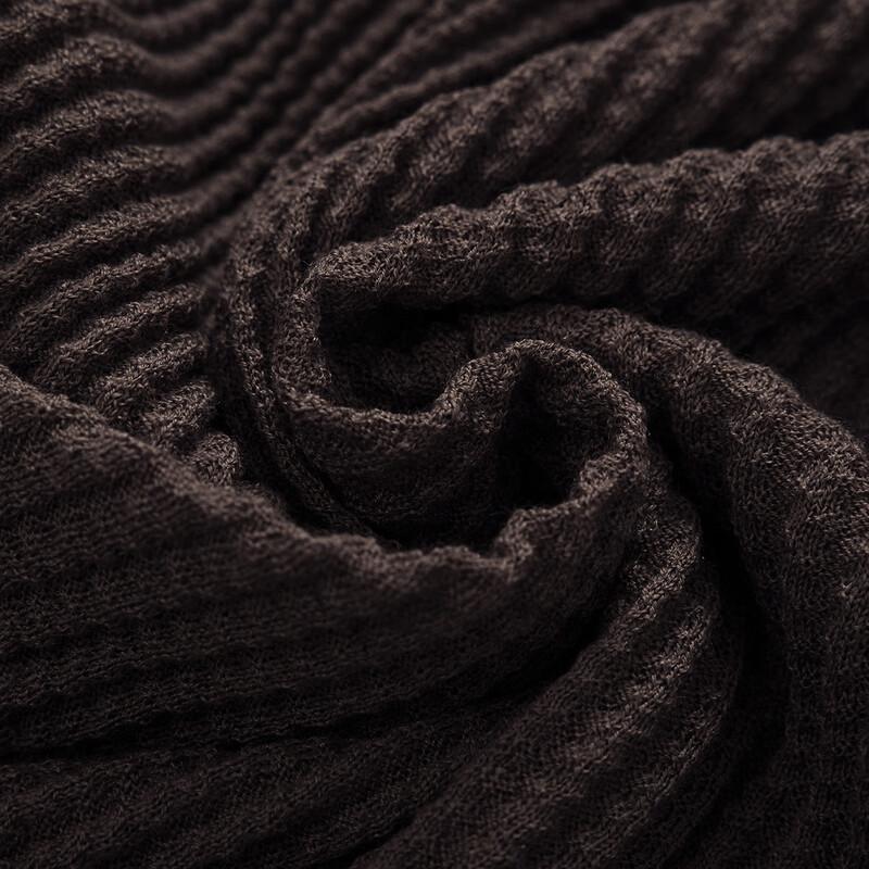 Women's V-Neck Solid Color Cable Knit Wool Blend Pullover Sweater