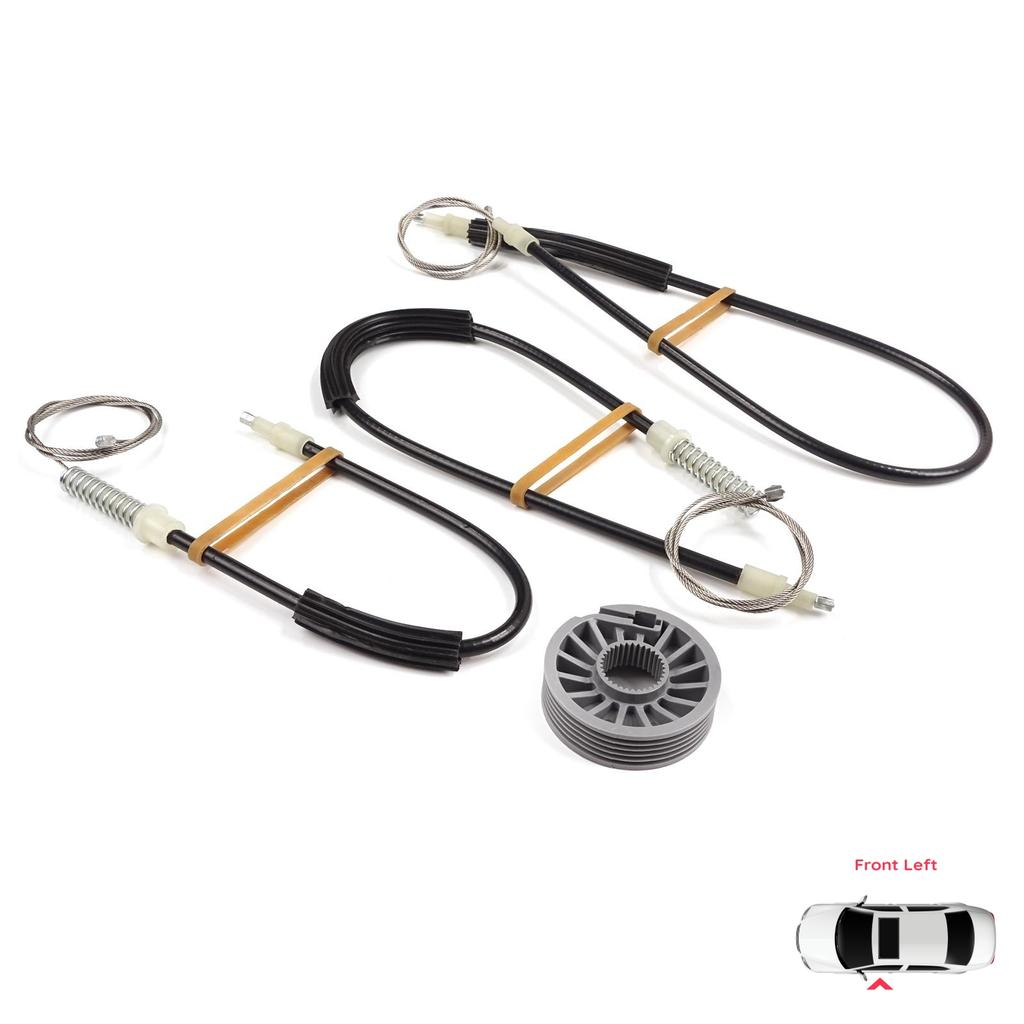 BWR5552 Window Regulator Repair Set Left Door for Mitsubishi Colt CZC Cabriolet RG 2006-2009 98031403