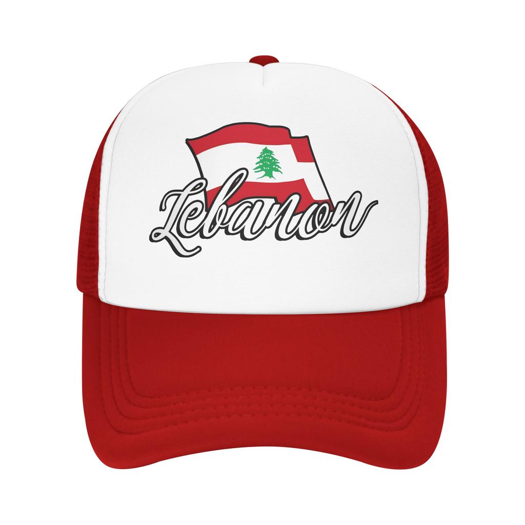 Love Lebanon Sun Hats Casual Baseball Cap Spring Trucker Hat Sun Visor Rock Snapback Cap Unisex Women Fitted Retro Baseball Caps