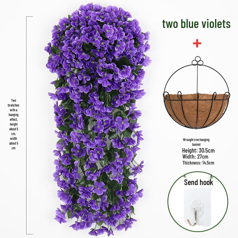 Artificial Rose Vine Wall Hanging for Living Room Decoration