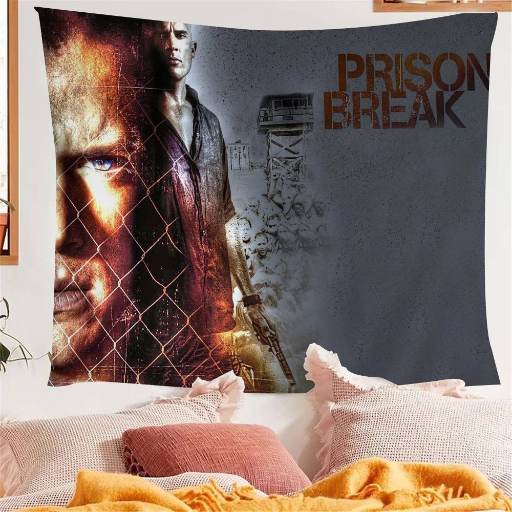 HighDefinition Prison Break Classic TV Series Colorful Tapestry Wall Hanging Bohemian Wall Tapestrie Mandala Wall Hanging Sheets