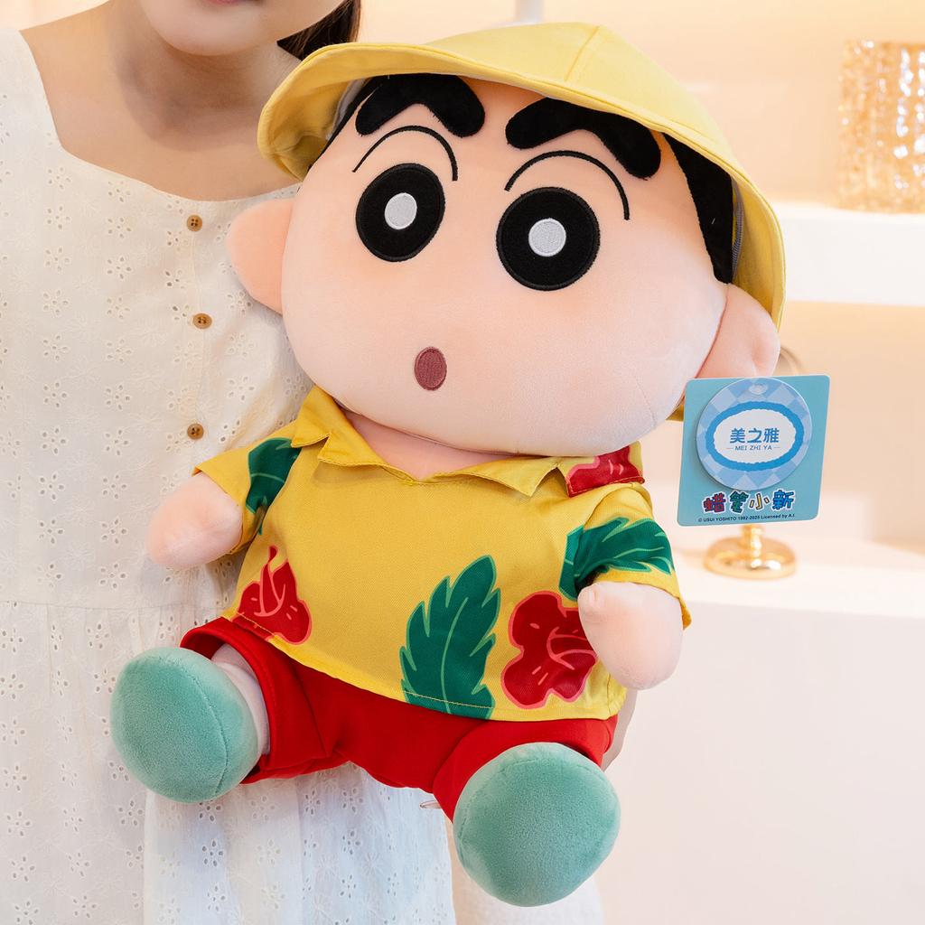 22/30/40cm Summer Funny Crayon Shin-chan Plushies Stuffed Anime Vacation Shin Chan Plush Toy Birthday Gifts Girl Child