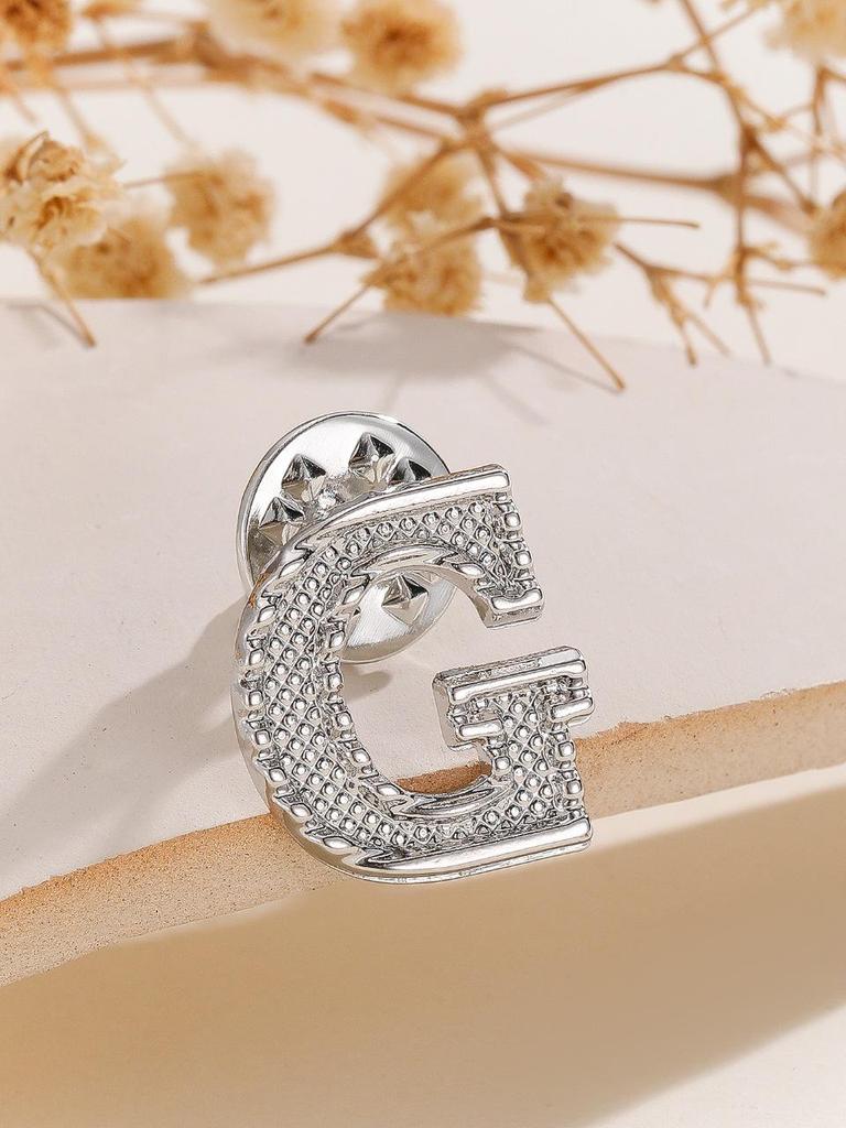 Luxury Alphabet Brooch: Elegant 26-Letter Fashion Pin to Secure Clothing in Style