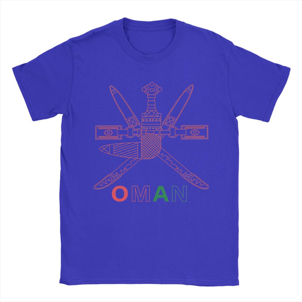 Oman Emblem Cotton TShirt For Men Summer  Awesome T Shirts ONeck Harajuku Tee Shirt Oversized Loose Tops
