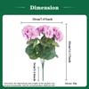 36CM 4/6Pcs Artificial Flowers Silk Begonia Bouquet Realistic Colorful Wedding Home Party Living Room Table Decoration
