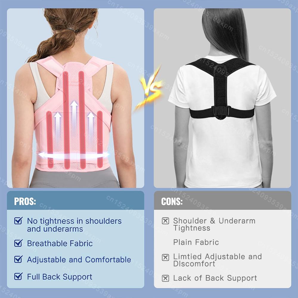 Back Brace Straightener Posture Corrector for Scoliosis Hunchback Correction Back Pain Spine Corrector Support Posture Trainer