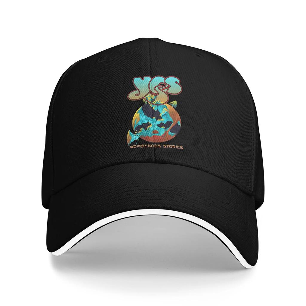 Yessongs Yes Band Baseballpetten Casual Rockmuziek Legende Sandwich Hoed Unisex Dames Verstelbare Papa Hoed Reiscadeau
