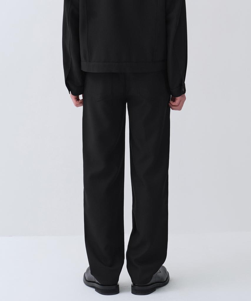 MUSINSA STANDARD Straight Formal Jeans [Black]