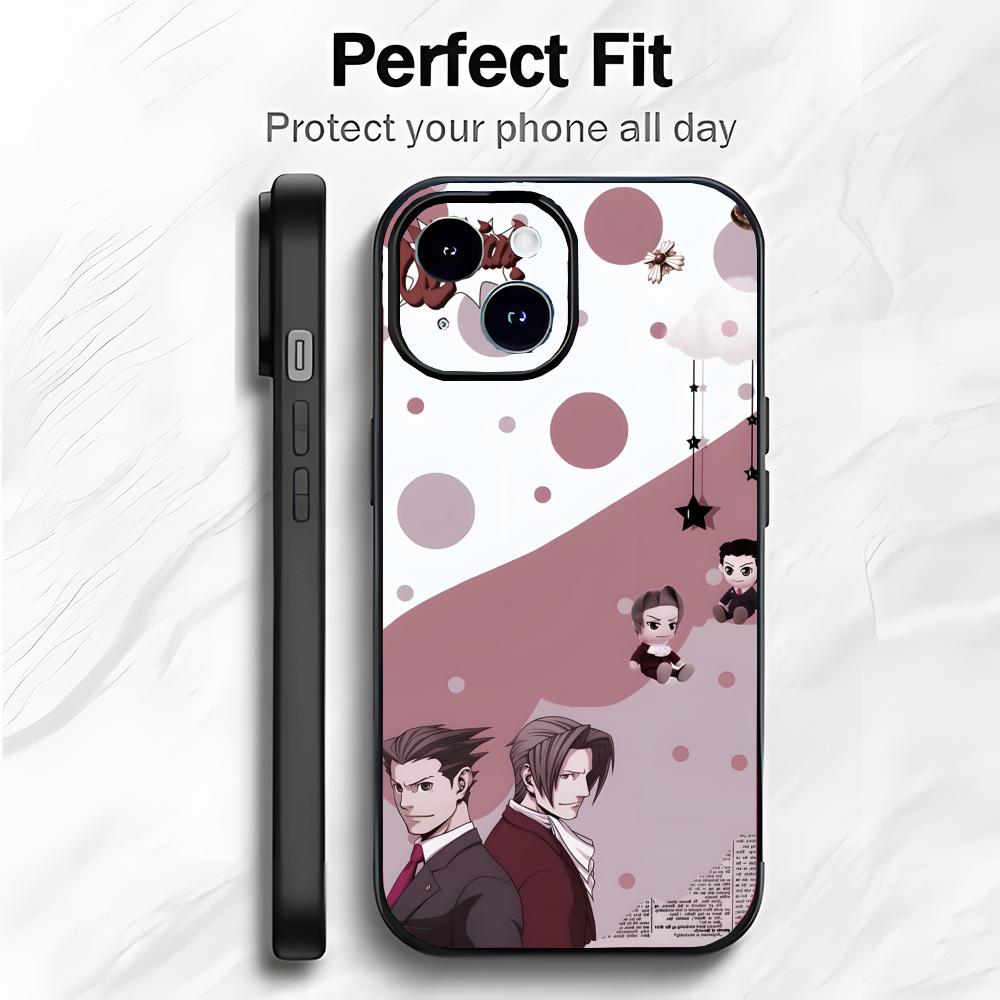 Adventure Game A-Ace A-Attorney Phone Case Phone Case Soft Packaging Lightweight For iPhone17 16 15 14 13ProMax