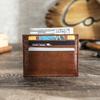 Card Case OEM Real Cowhide Card Clip Card Pack Thin Multi-card RFID Card Sleeve Generation