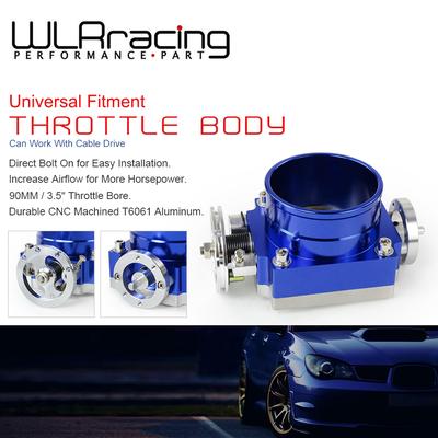 New 90MM THROTTLE BODY PERFORMANCE INTAKE MANIFOLD BILLET ALUMINUM HIGH FLOW