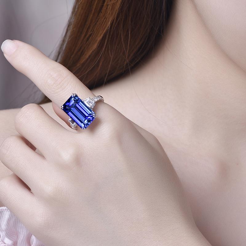 Sace Gems Classic Copper Alloy Zircon Ring Ladies Jewelry Wedding Promise Party Gift