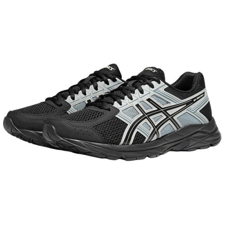 Asics Gel Contend 4 Low Top Casual Running Shoes Men's Black Gray - T8D4Q-902