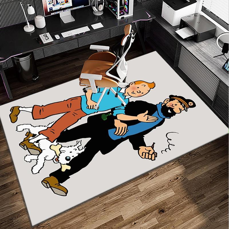 Adventure In The City Office Rug Chair Mat, Game Carpet, Suitable for Front Door, Bedroom, Living Room, Desk, Holiday Gift