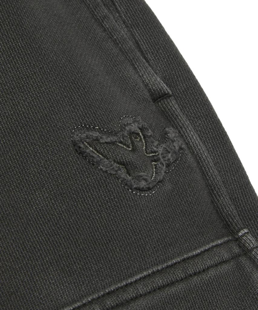 MARK GONZALES Distressed Pigment Sweatpants - Black