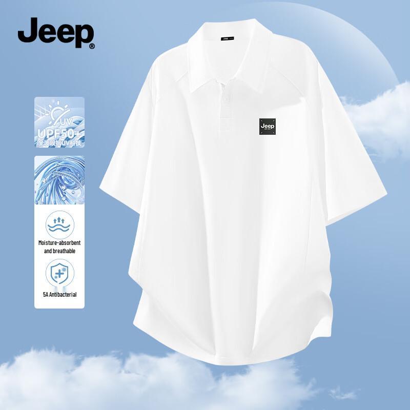 

Jeep Men s Short Sleeve Polo Shirt L