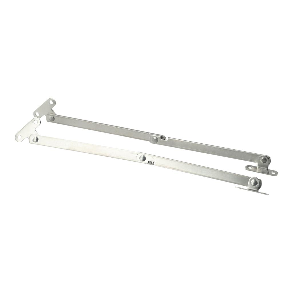 Useful Convenient Lift Up Support Pull Home Rod Screws Silver 2pcs Bookcase Cabinet Cabinet door Door Hardware Movable