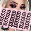 30 Pairs Of Dense Curled Eyelashes False Eyelash Dense Simulation