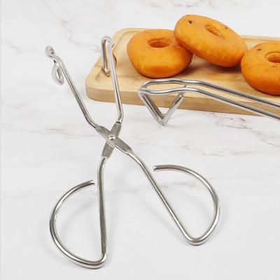 Pinze per alimenti in acciaio inossidabile in stile giapponese Resistente al calore Antiruggine Facile da maneggiare Perfetto per grigliare Cottura Servire