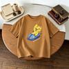 17 Age Childrens Clothes Short Sleeve Tops Tees Printed Fruit Fashion Baby Girls Tshirt Crewneck Casual Loose Simple Tshirts