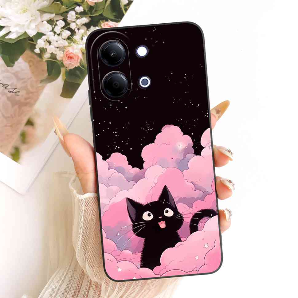 For Vivo Y05 4G 6.74" Case Silicone Back Cover Shockproof For Vivo Y11D VIVO Y05 4G Populairly Painted Butterflies Phone Cases