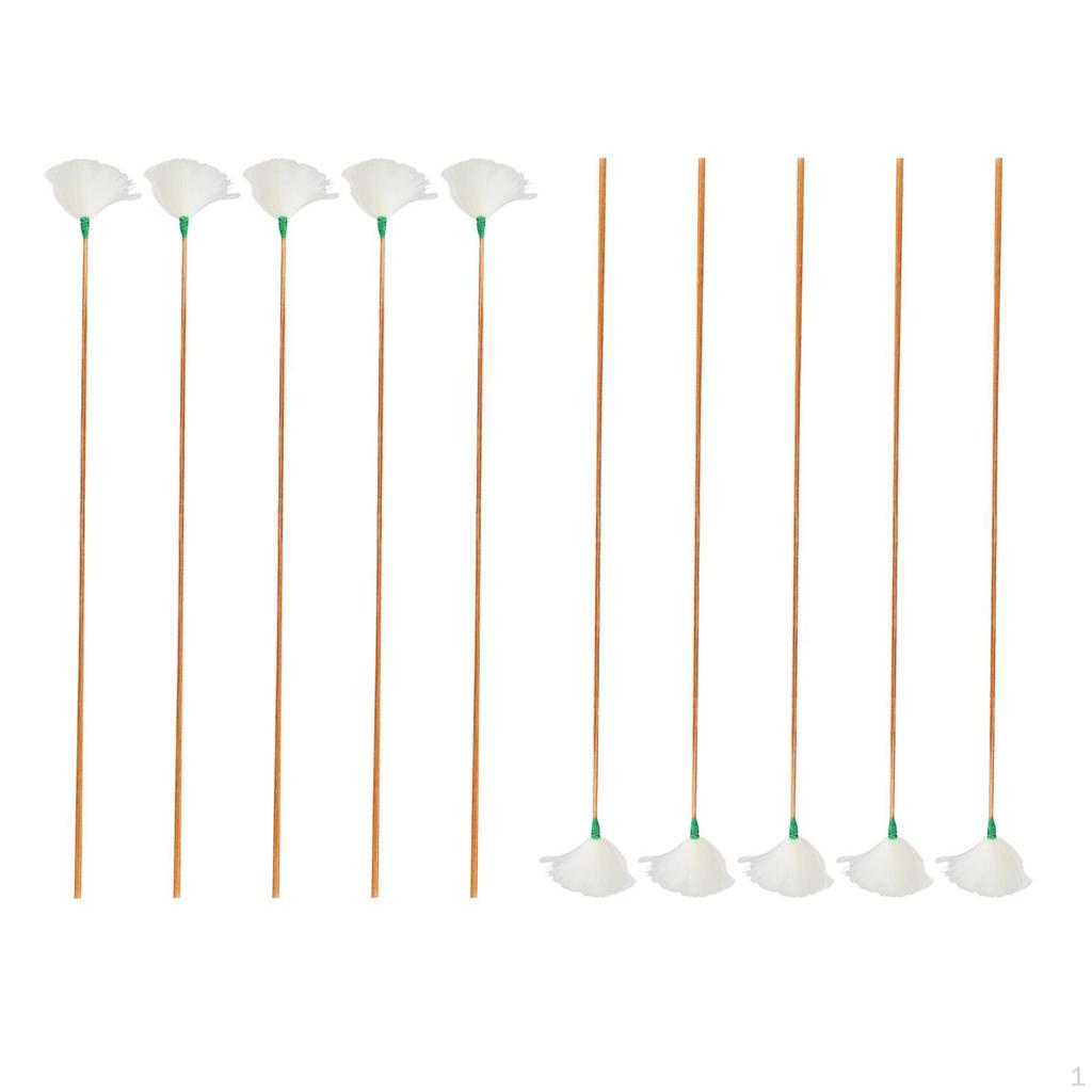 10 Professional Adult Kids Goose Feather Ear Tips / Soft Plug Earwax Remover Cleaning Tool