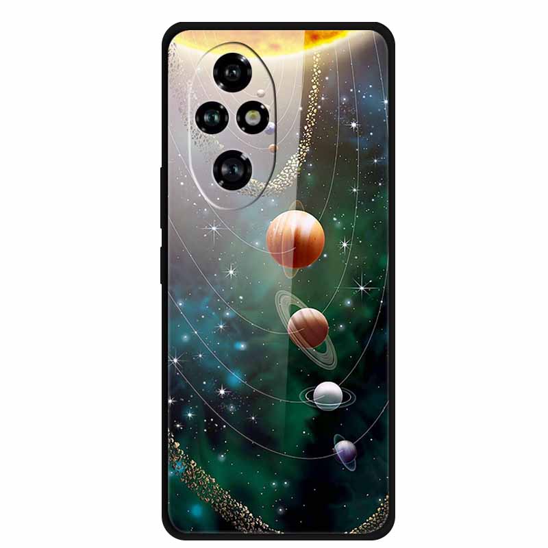 Tempered Glass Case For Honor 200 Pro Case Hard Phone Back Cover Soft Bumper For Honor 200 Pro Case Honor200 Pro 200Pro Bag Capa