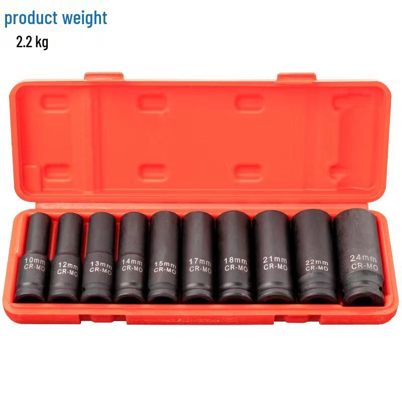 Pneumatic Heavy-Duty Socket Set CN plug (adapter included)