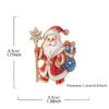 Christmas Themed Brooch Sparkly Rhinestone Cute Designs For Holiday Wear Christmas Party Gifts Fashion Jewelry