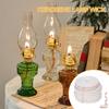 Bumbac plat, cusătură roșie, arzător de ulei, fitil sigur pentru uragan, lanternă cu kerosen, fitil, accesorii cu kerosen