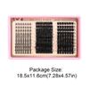 Bond and Seal False Eyelashes 10-18mm Length Fake Eyelash 3D Faux Mink Lash  Makeup Enhancement