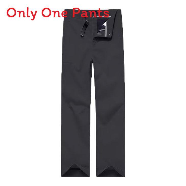 Outdoor Functional Softshell Straight Pants With Multiple Pockets For Mens Hiking And Casual Wear