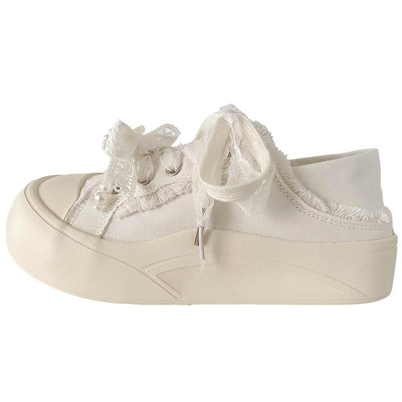 

BE-6869 латексная стелька/лента фея ветер толстая подошва две пары парусиновых туфель женские с одной педалью ленивые полудраг борд обувь 35 бежевый