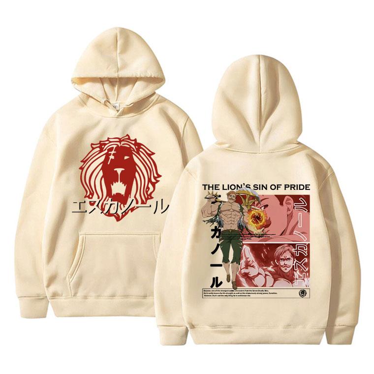 Felpa Con Cappuccio The Seven Deadly Sins – Meliodas Dragon's Sin Of Wrath – Unisex In Cotone