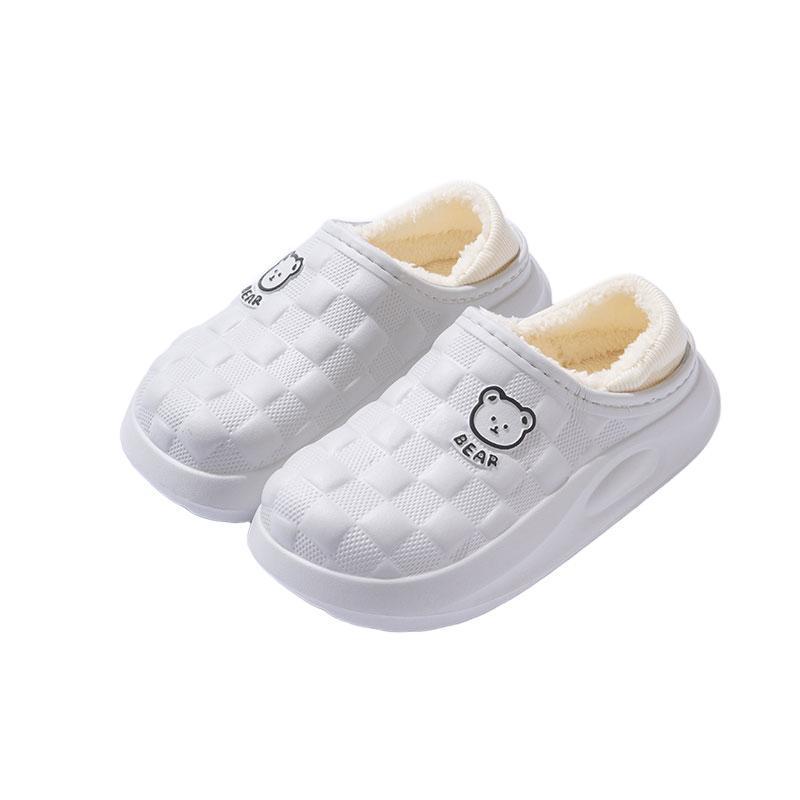 Waterproof cotton slipper bag and autumn and winter new thick-soled non-slip indoor home winter cotton shoes women's confinement shoes