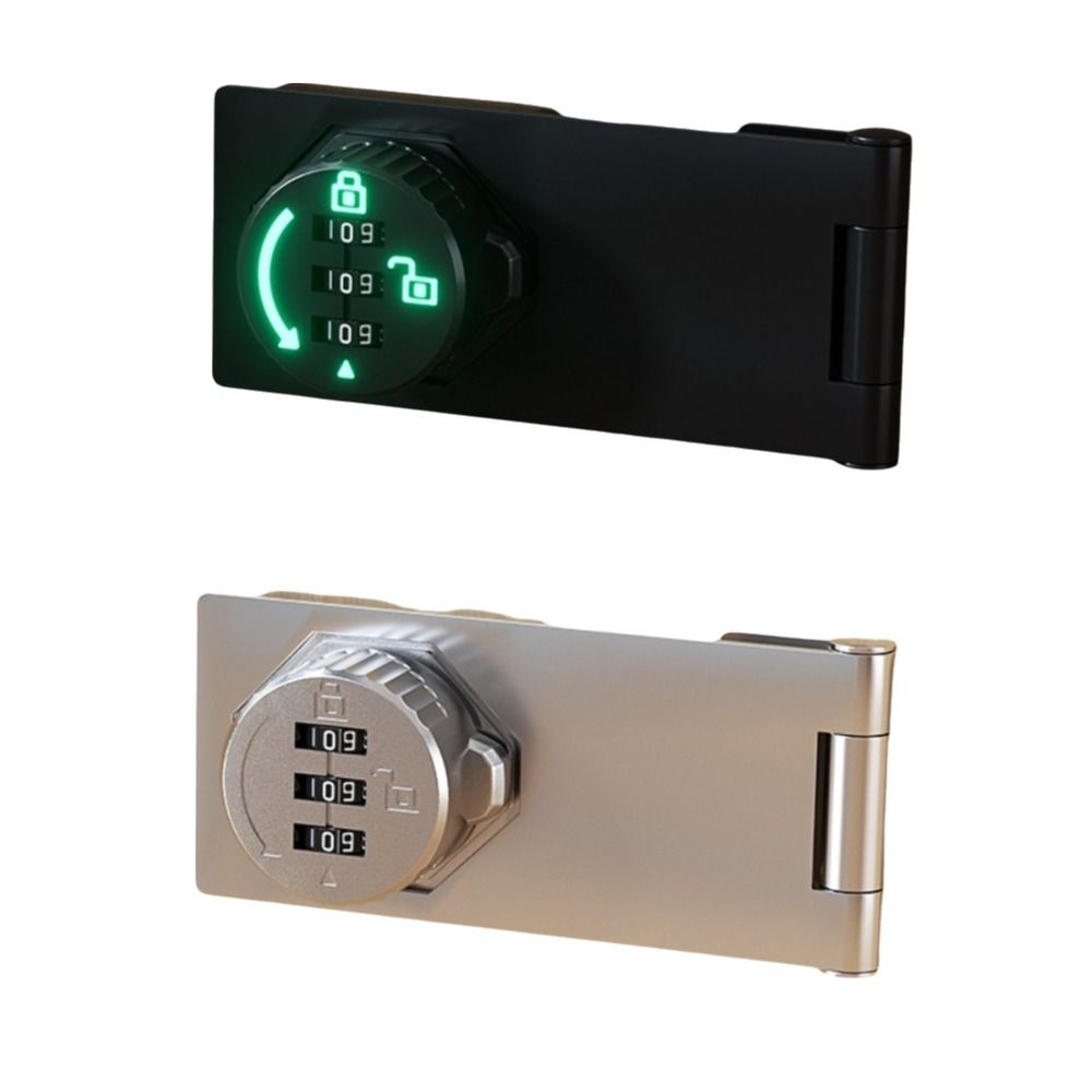 Double-Opening Cabinet Password Locks 3 Digit Drawer Lock Cabinet Door Combination Lock  Locker