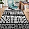 1pc Rammstein2 Design Area Rug - Non-Slip, Soft & Cozy Floor Mat for Living Room, Bedroom, Office - Indoor/Outdoor Decorative Carpet