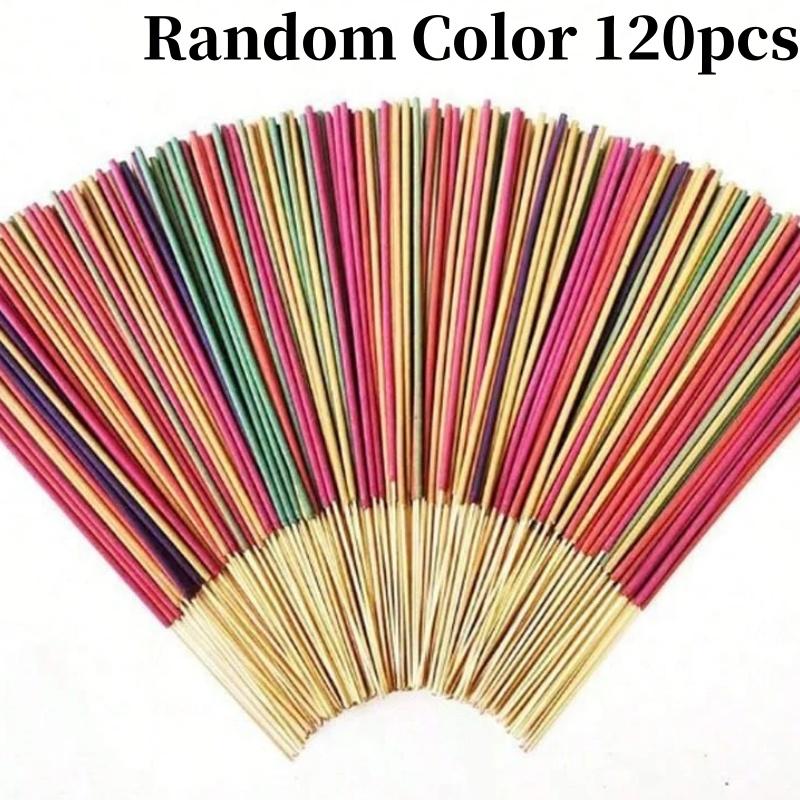 30/60/120Pcs Aromatherapy Incense Sticks Mixed Set Natural Fragrances Lavender Rose Ocean Incense Stick for Home Yoga Meditation