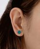 Tatiana (Silver925) Colored Ball Gemstone Earring Ec1934