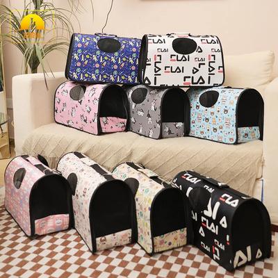 Cat Backpack Leather  Multi-Color Multi-Pattern Pet Multi-Functional Oxford Cloth Portable Outing Pet Bag