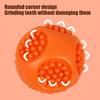 Pet Toy Convex Surface Sound Relief Interactive Indoor Play Dog Toy Bite-Resistant Molar Teeth Cleaning Rubber Pet Chew Toy