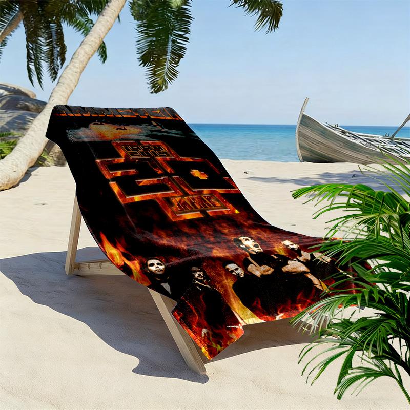 Rock Legends Celebrate Years beach towel soft Beach towel for vacation photos Absorbent bath towel quick-drying swim towel swim